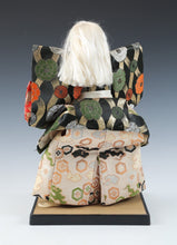 Old Vintage Beautiful Japanese Kabuki Doll -Kagami Jishi- White Leo