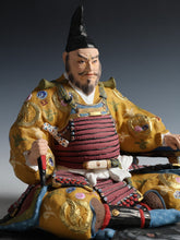 Beautiful Japanese Hakata Clay Ceramic Doll -Bushi Do- made by Kitaoka Hideo