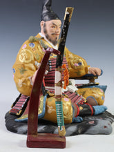 Beautiful Japanese Hakata Clay Ceramic Doll -Bushi Do- made by Kitaoka Hideo