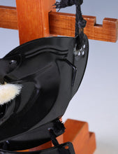 Vintage Japanese Samurai Black Power Menpo -Wearable- Marutake Product Tsushima