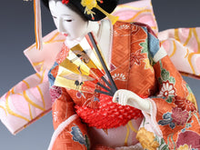 Beautiful Japanese Rare Heian Scroll Kimono GEISHA Doll -Traditional Kimono-