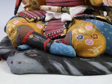 Beautiful Japanese Hakata Clay Ceramic Doll -Bushi Do- made by Kitaoka Hideo