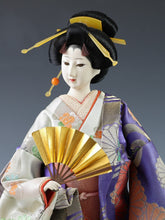 Japanese Beautiful Vintage GEISHA Doll -The Fan- Princess Style