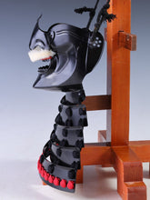 Vintage Japanese Samurai Black Power Menpo -Wearable- Marutake Product Tsushima