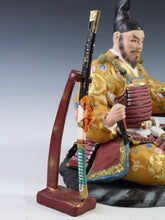 Beautiful Japanese Hakata Clay Ceramic Doll -Bushi Do- made by Kitaoka Hideo
