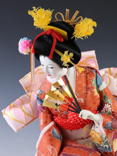 Beautiful Japanese Rare Heian Scroll Kimono GEISHA Doll -Traditional Kimono-