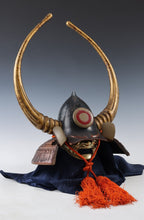 Old Vintage Japanese Samurai Helmet -Kuroda Nagamasa- with a mask Rare 黒田長政