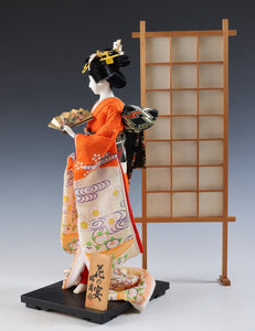 Nice Vintage Classic Style Japanese Traditional Wall Geisha Doll -Oyama Doll-