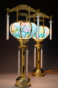 Chochin Lamp -Traditional craftsman Lantern- Golden Color