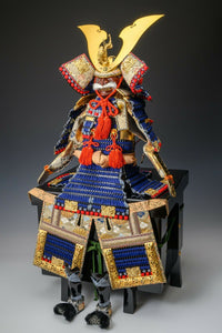 Japanese Beautiful Vintage Samurai Figure Doll -Kyugetsu Product- Tsushima