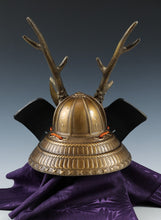 Japanese Samurai Helmet Middle Size -Shikanosuke Kabuto with a Mask- Tsushima