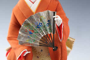 Japanese Beautiful Vintage GEISHA Doll -The Fan- Princess Style