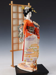 Nice Vintage Classic Style Japanese Traditional Wall Geisha Doll -Oyama Doll-