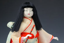 Old Vintage Japanese Traditional Ichimatsu Style Doll -The Traditional Flute-