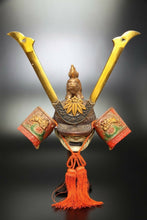 Japanese Vintage Helmet Samurai Kabuto -Yoshitsune's helmet- with a mask