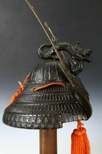 Japanese Stunning Black Samurai Helmet -Genji Dragon Kabuto- Tsushima