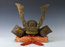 Largest Massive Old Vintage Japanese Samurai Helmet -Rising Dragon and Tiger-