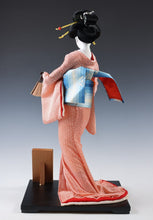 Beautiful Japanese GEISHA Doll -Traditional Fan- Kikusui Doll Product 菊水