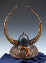 Old Vintage Japanese Samurai Helmet -Kuroda Nagamasa- with a mask Rare 黒田長政