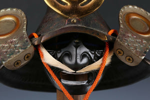 Samurai Helmet -Kato Kiyomasa- with a black mask 加藤清正