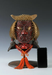 Extremely Rare Japanese Samurai Helmet -guardian deity of the three jewels-