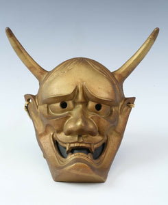 Made In Japan Beautiful Iron Noh Mask Hannya 般若 -Jealousy Woman- Tsushima