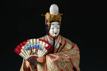 Beautiful Japanese Hakata Clay Ceramic Doll -Hagoromo- made by Kitaoka Hideo
