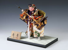 Old Vintage Japanese Legendary Buddhism Soldier Samurai Doll -Benkei-