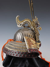 Japanese Samurai Helmet -Dragon and Hawk Deco Kabuto with a mask-