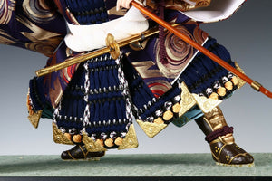 Beautiful Japanese Legendary Buddhism Soldier Samurai Doll -Benkei-