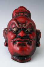 Nice Vintage Japanese Clay Buddhism Mask -Nio- Rare Product