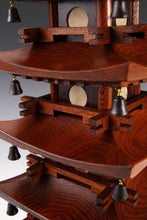 Japanese Vintage Wooden Figure FIVE STORY PAGODA Lamp 五重塔 Tsushima