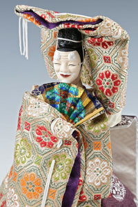 Vintage Japanese Noh Dancer Doll -Okina- Nijyo Product