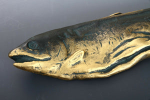 Salmon Bronze Paper Weight -Kitamura Seibo Product- Great 鮭