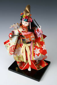 Beautiful Vintage Japanese Traditional Ichimatsu Style Doll -The Drum-