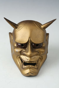 Made In Japan Beautiful Iron Old Vintage Noh Mask Hannya 般若 -Jealousy Woman-