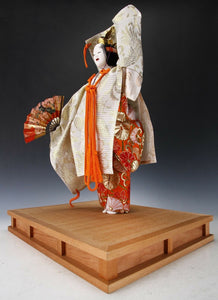 Beautiful Japanese Small Noh Dancer Doll -Hagoromo- Nijyo Product