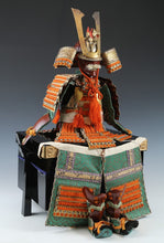 Japanese Beautiful Vintage Samurai Figure Doll -Early Showa Classical Style-