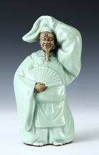 Japanese -Noh Okina Dancer Kutani Porcelain Figure- Great Product