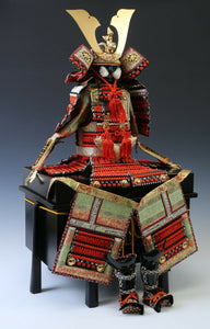 Japanese Vintage Beautiful Samurai Figure Doll -Tadayasu Product- Tsushima