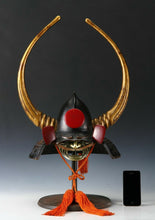 Old Vintage Japanese Samurai Helmet -Kuroda Nagamasa- with a mask Rare 黒田長政