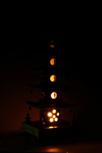 Japanese Vintage Wooden Figure Five Story Pagoda Lamp 五重塔