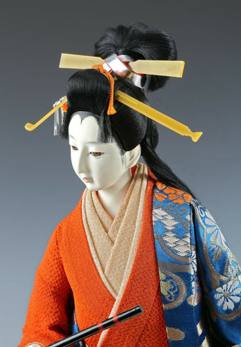 Beautiful Japanese GEISHA Doll -Traditional Fan- Sukiyo Doll Product