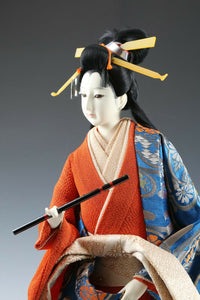 Beautiful Japanese GEISHA Doll -Traditional Fan- Sukiyo Doll Product