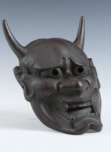 Beautiful Iron Noh Mask -Jealousy Woman- 般若 Han-nya Kiyomitsu Furumura