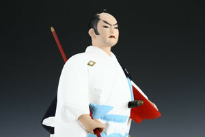 Japanese Vintage Hakata Clay Doll -Great Samurai Mori Tahei-