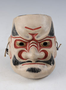 Old Vintage Lacquer NOH MASK -Susanooh- 素戔嗚