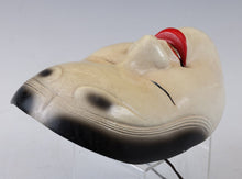 Kyoto Vintage colored Iron NOH MASK -Young Lady- 小面 Ko-omote
