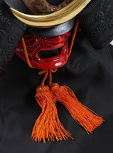 Black Power Japanese Samurai Helmet Middle Size -Shikanosuke Kabuto with a Mask-