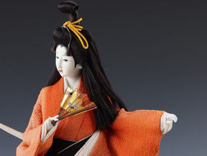 Japanese Beautiful Old Vintage Geisha Doll -Sakurayama Product-